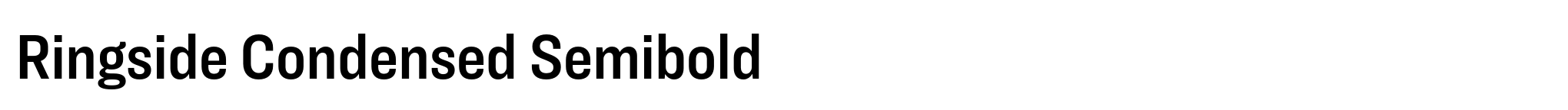 Ringside Condensed Semibold image